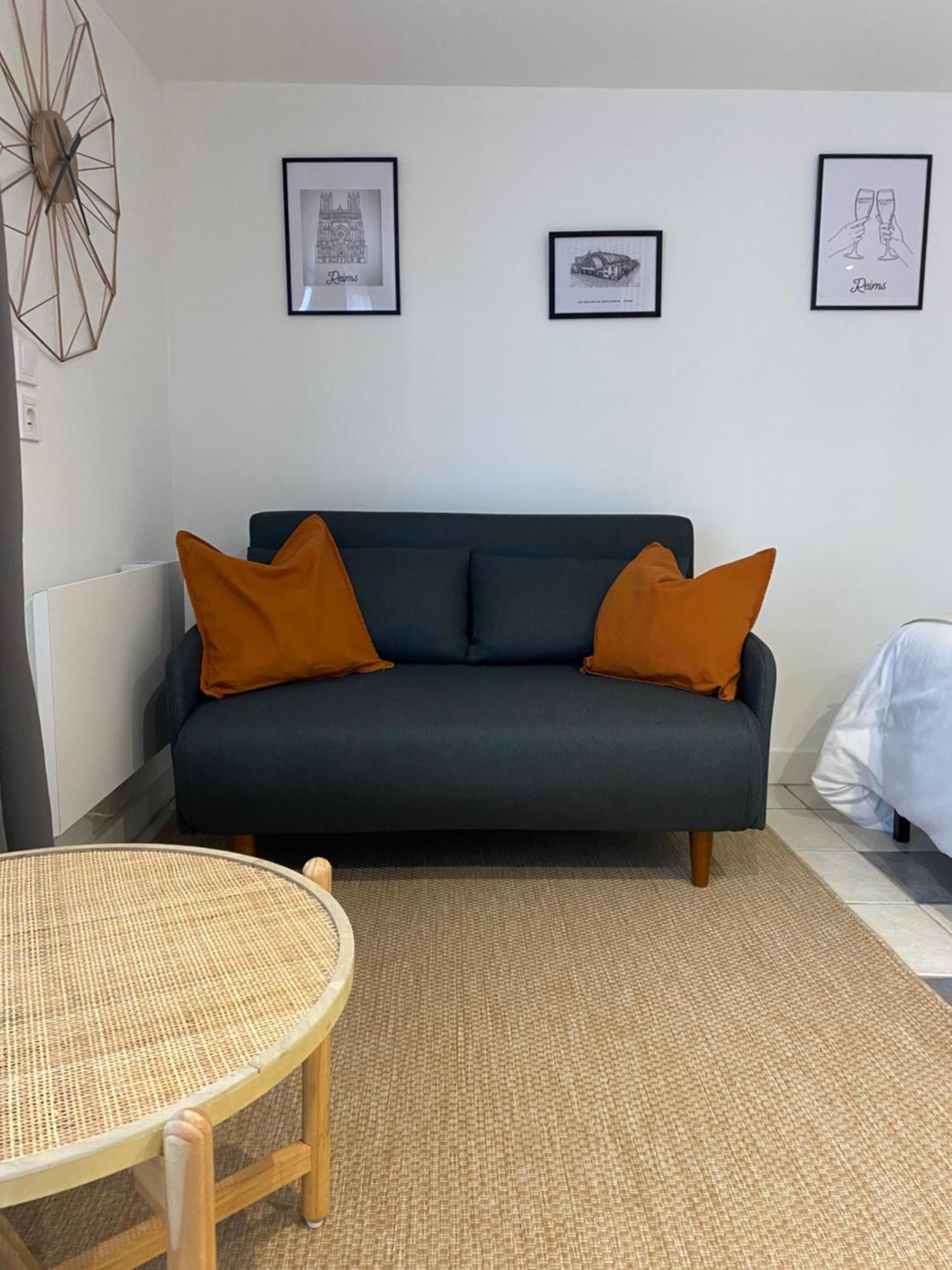 Appart Studio Rdc De Maison Avec Exterieur Proche Reims 蒂恩奎克斯 外观 照片
